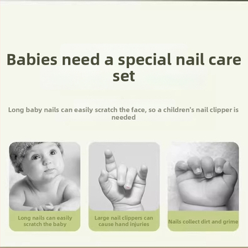 Σετ ψαλιδιών νυχιών μωρών – ανοξείδωτο ατσάλι, κεκλιμένο άνοιγμα, λαβίδα για τον αυλακωτό νύχι, ασφαλές για παιδιά, μάρκα Friendly