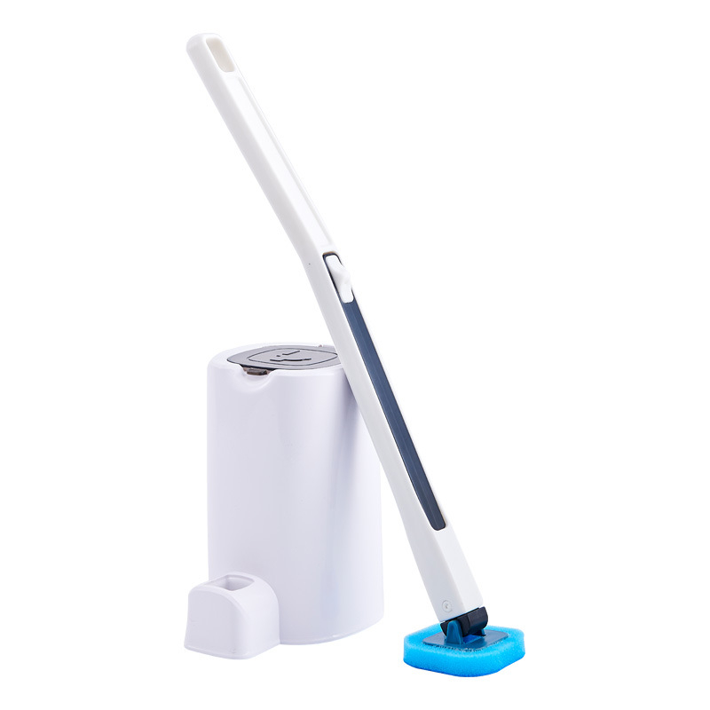 Zidna četka za WC s rastvorljivom zamjenskom glavom — plastika, 1 komad, izlazak proljeće 2020