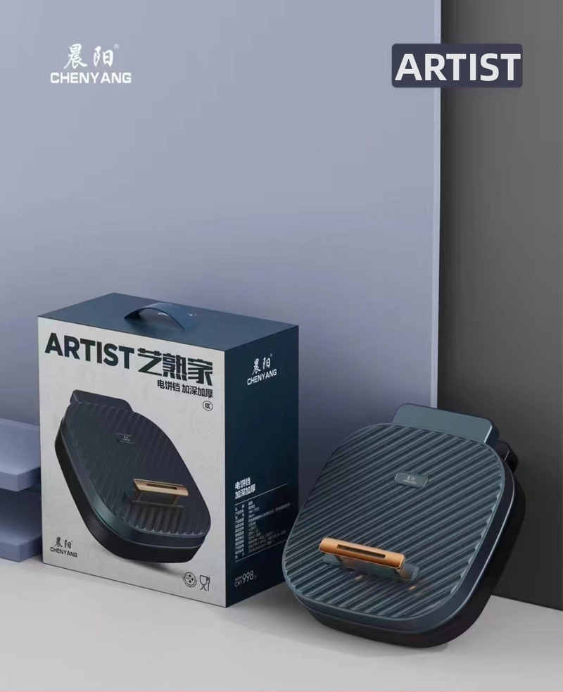 Električna tava za pečenje s dvostrukim grijanjem, model DBD-998, 1500W, 220V, Bakelite panel