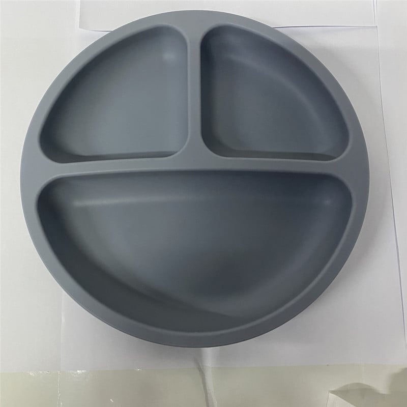 Σετ σιλικόνης για παιδιά — πιάτο από σιλικόνη (κωδικός προϊόντος: Silicone dinner plate), από 6 μηνών, απλός σχεδιασμός