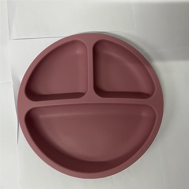 Σετ σιλικόνης για παιδιά — πιάτο από σιλικόνη (κωδικός προϊόντος: Silicone dinner plate), από 6 μηνών, απλός σχεδιασμός