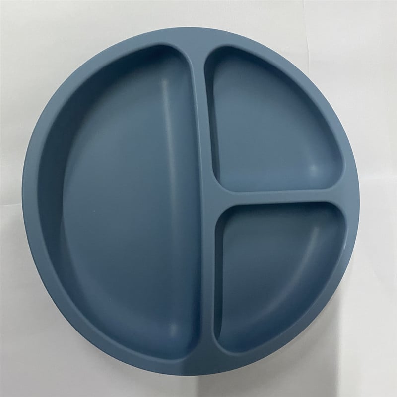 Σετ σιλικόνης για παιδιά — πιάτο από σιλικόνη (κωδικός προϊόντος: Silicone dinner plate), από 6 μηνών, απλός σχεδιασμός