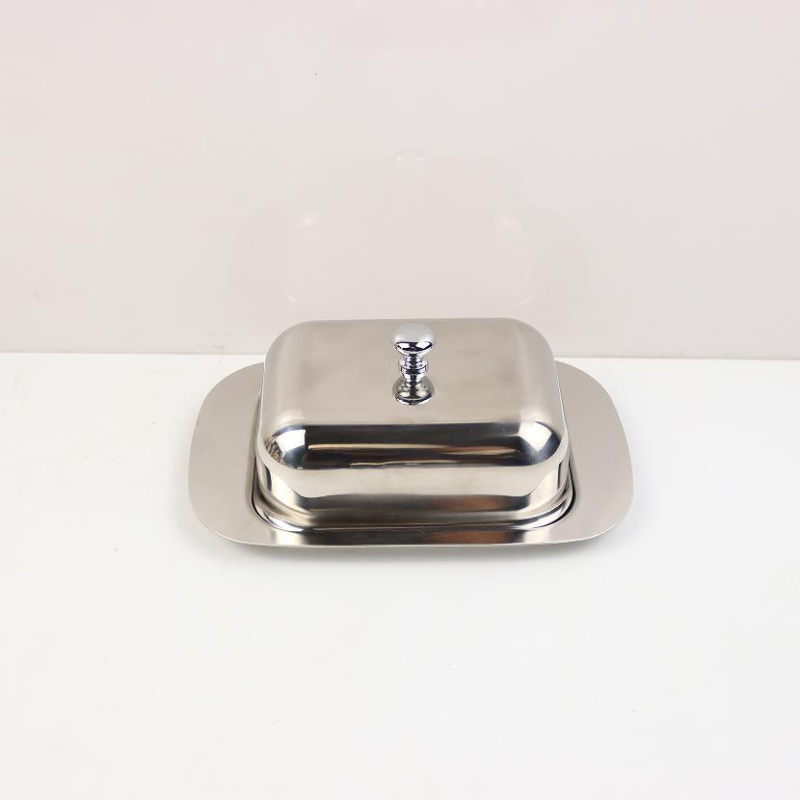 Кутия за масло от неръждаема стомана със чиния за сирене, западен стил, произход Yongkang