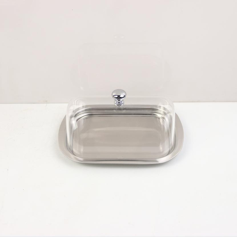 Кутия за масло от неръждаема стомана със чиния за сирене, западен стил, произход Yongkang