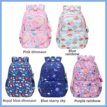 Ghiozdan Oxford pentru elevi de școală primară, respirabil, impermeabil, rezistent la uzură, cu protecție a coloanei vertebrale