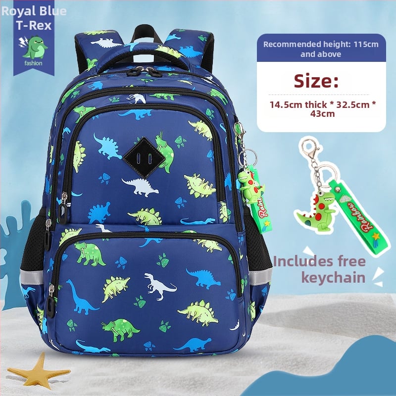 Ghiozdan Oxford pentru elevi de școală primară, respirabil, impermeabil, rezistent la uzură, cu protecție a coloanei vertebrale