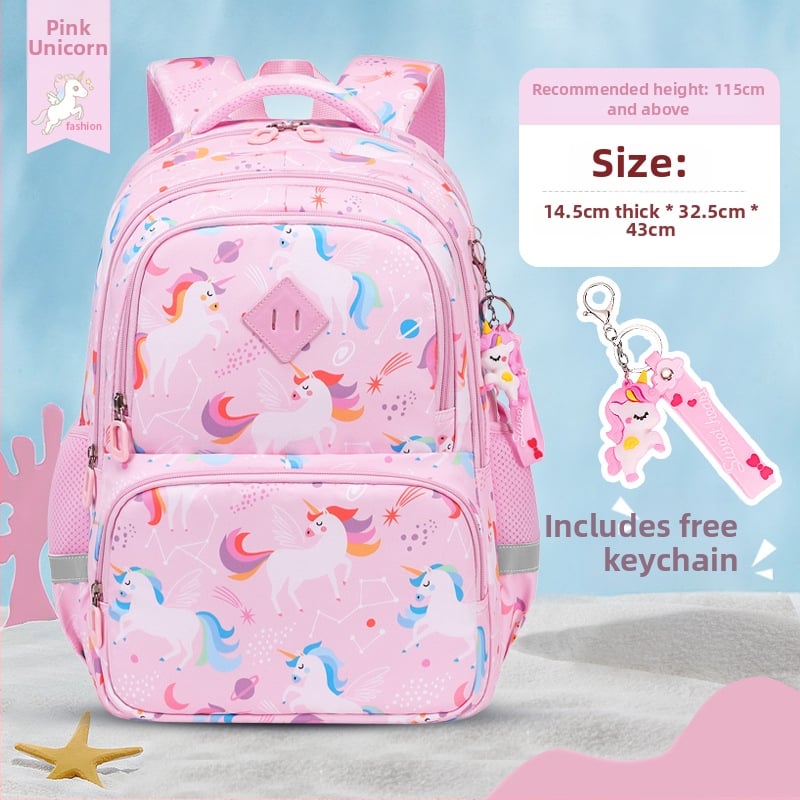 Ghiozdan Oxford pentru elevi de școală primară, respirabil, impermeabil, rezistent la uzură, cu protecție a coloanei vertebrale