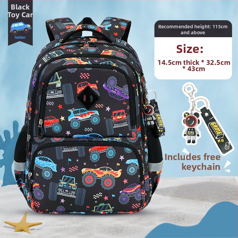 Ghiozdan Oxford pentru elevi de școală primară, respirabil, impermeabil, rezistent la uzură, cu protecție a coloanei vertebrale