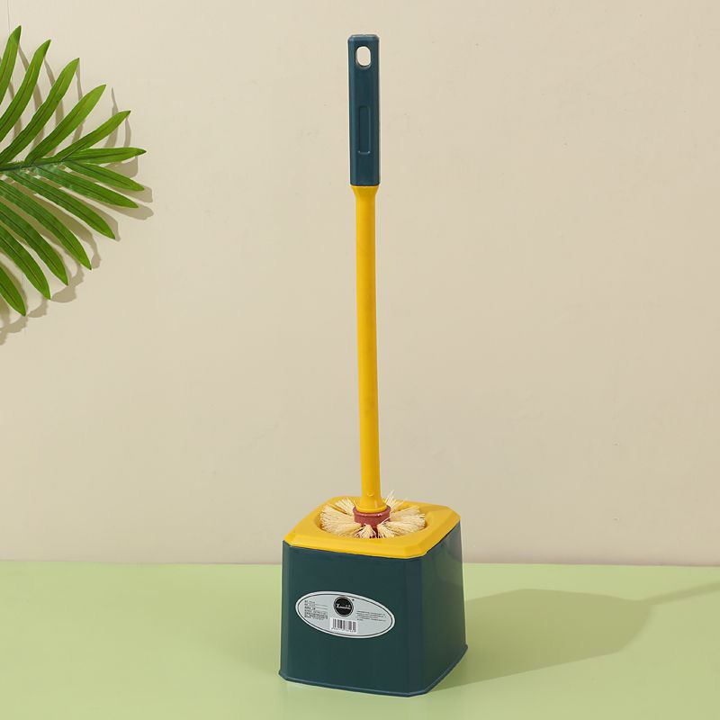 Set de periute pentru toaletă cu bază de drenaj, mâner lung, fără colțuri moarte (Material: Plastic; Brand: Unique)