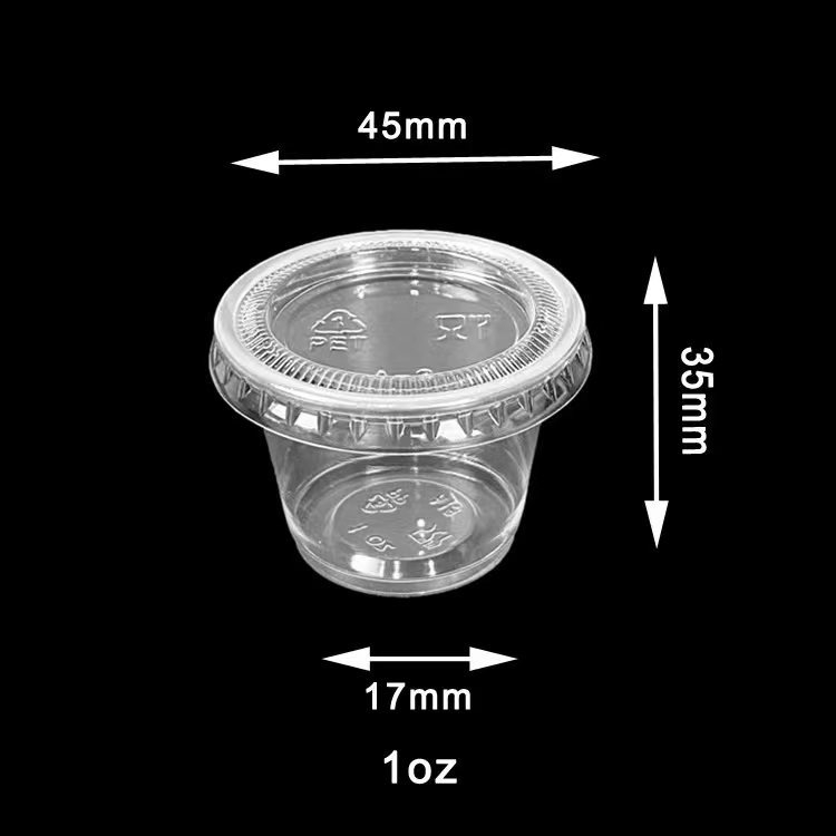 Jednokratna posuda za umake s poklopcem za dostavu, nepropusna, podijeljene pregrade 1–6, PET materijal