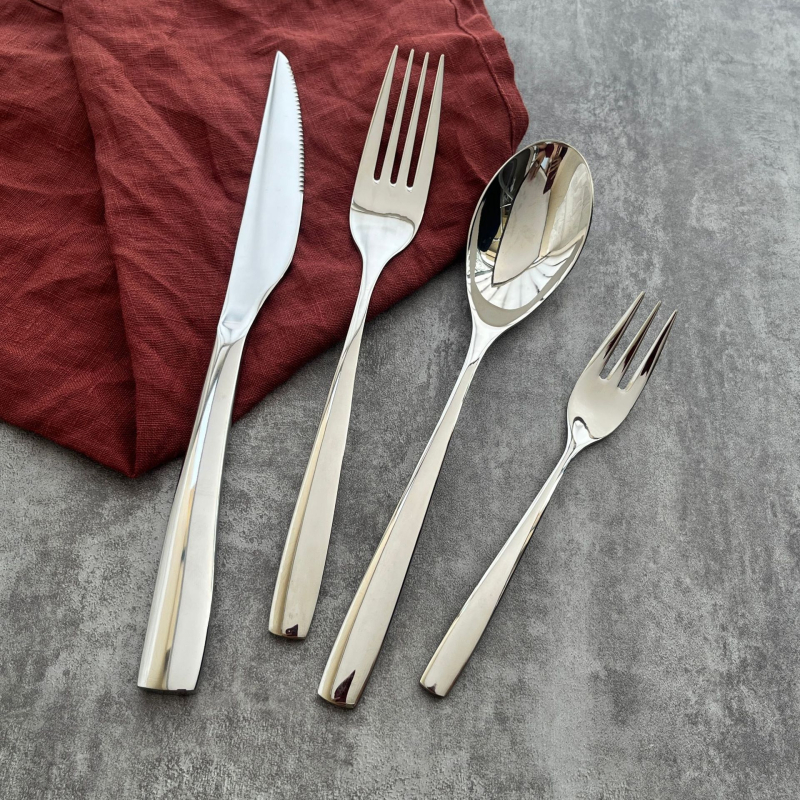 Baihao zapadni stil 3-dijelni set pribora, 304 nehrđajući čelik, ručna izrada, prilagodljivo