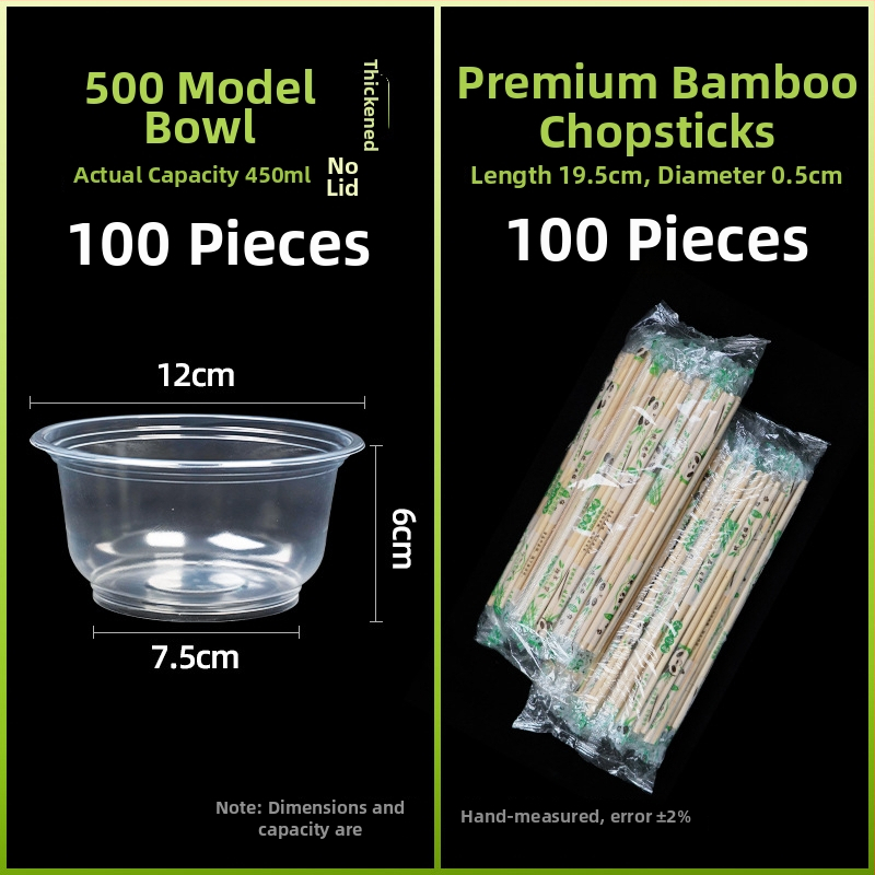 Μίας χρήσης πλαστικό μπολ με καπάκι για συσκευασία takeout – στρογγυλό, διαφανές, χωρητικότητα 360-1000 ml, πάχος 0.1-0.3 mm