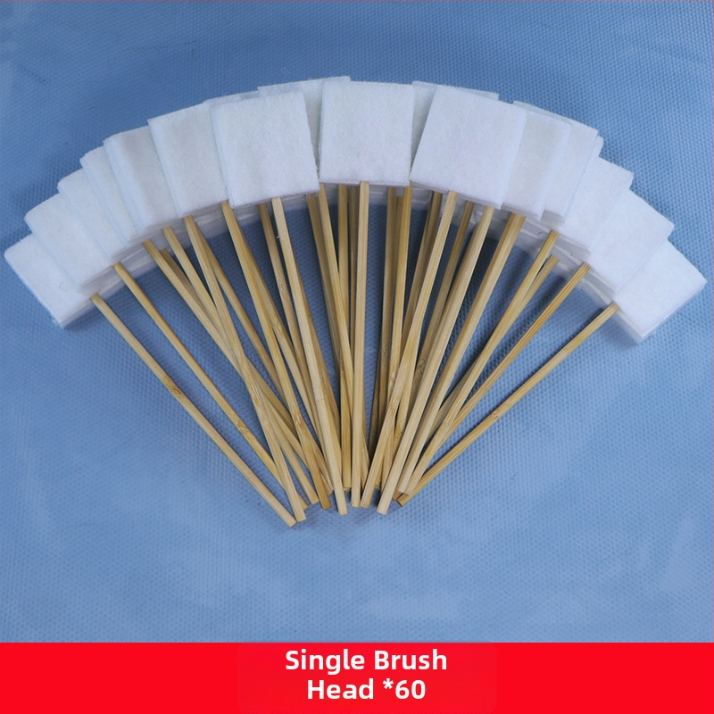 Jednorázová kefa na toaletu pre domáce použitie — bez mŕtvych uhlov, čistenie špár, náhradné jadro, plast