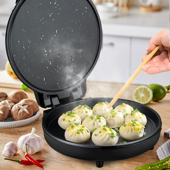 Električni tiganj za palačinke Wdn-a s dvostrukim grijanjem, za prženje i pečenje, 220V, 2200W