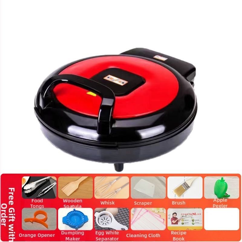 Električni tiganj za palačinke Wdn-a s dvostrukim grijanjem, za prženje i pečenje, 220V, 2200W