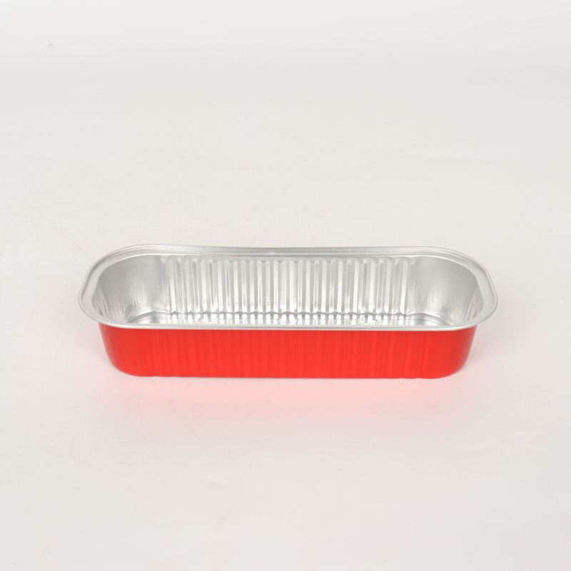 200 ml debeli pravokutni kalupi od aluminijske folije za pečenje, jednokratne upotrebe, otporni na visoke temperature