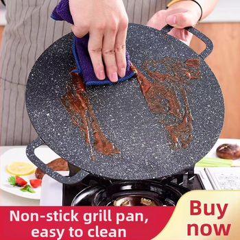 Maifanit kamena vanjska grill ploča – okrugla za Teppanyaki i indukcijske uređaje, Jiawei