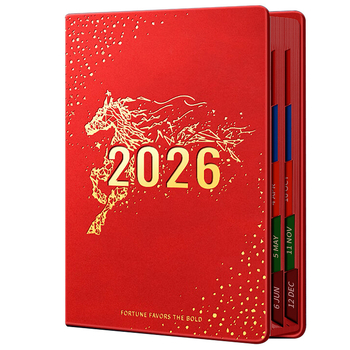 Nädalane planner PU kattega, juhtmevaba köide, Dowling paber, üle 400 lehekülje