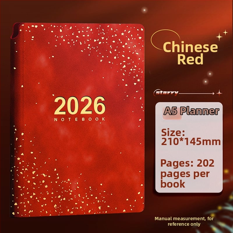 Nädalane planner PU kattega, juhtmevaba köide, Dowling paber, üle 400 lehekülje