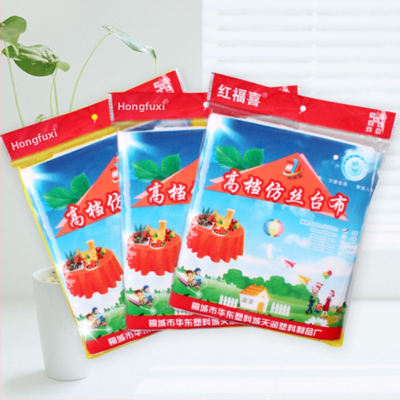 Jednorázové kruhové plastové prestieranie, hrubšie, vodotesné