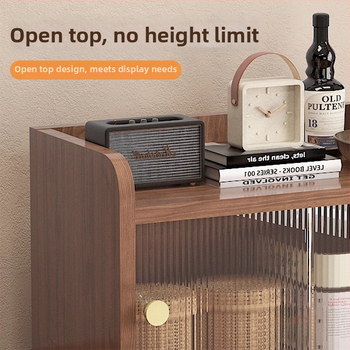 Raft de depozitare pentru cești din lemn, 3 etaje, pentru birou — protecție la praf, stil simplu și modern