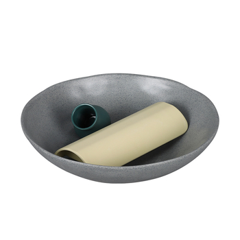 Ploški tanjur, okrugli tanjur od melamina, za govedinu, s prilagodljivim logotipom, nije pogodna za mikrovalnu