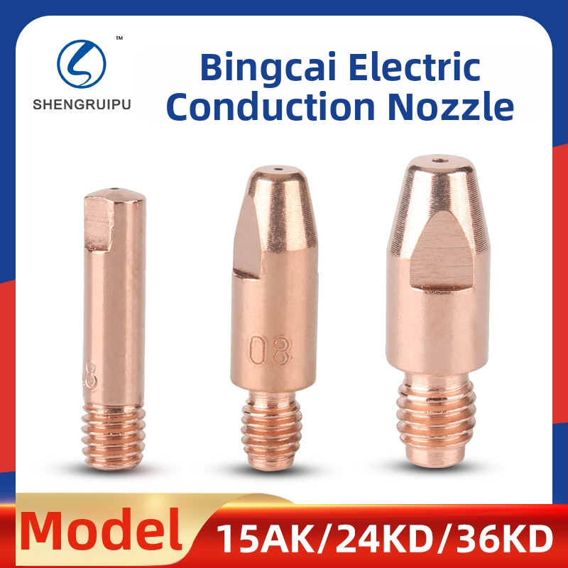 Kontaktná dýza pre Binzel CO2 zváraciu pištoľ – Sheng ruipu, kompatibilné s 15AK/24KD/36KD
