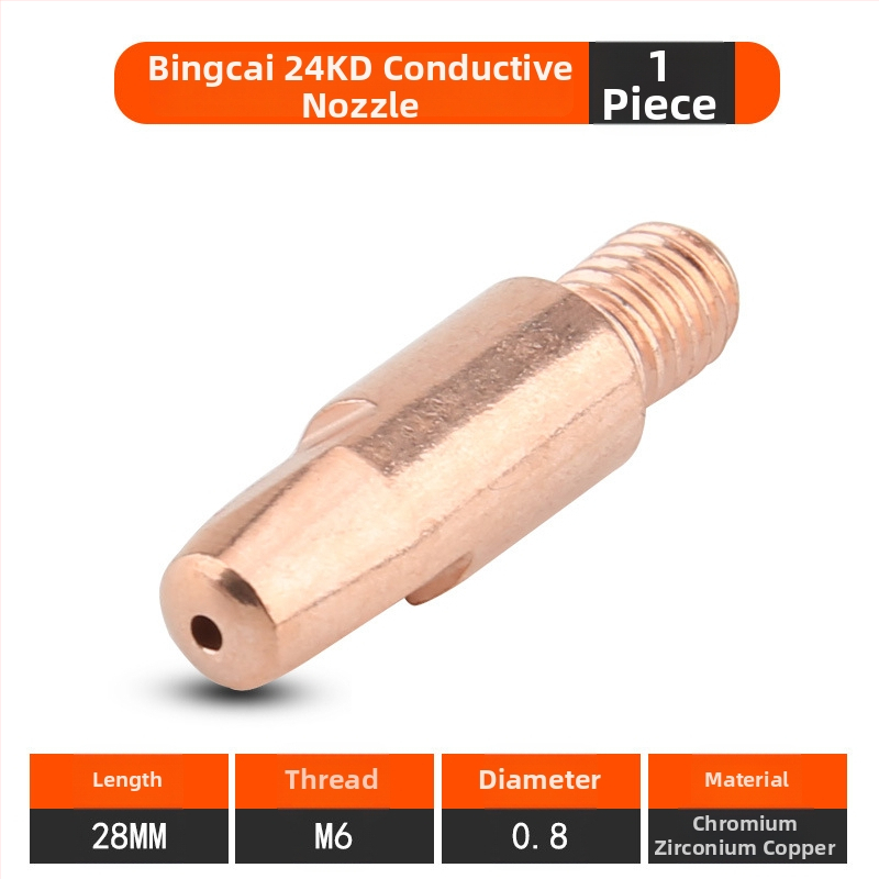 Kontaktná dýza pre Binzel CO2 zváraciu pištoľ – Sheng ruipu, kompatibilné s 15AK/24KD/36KD