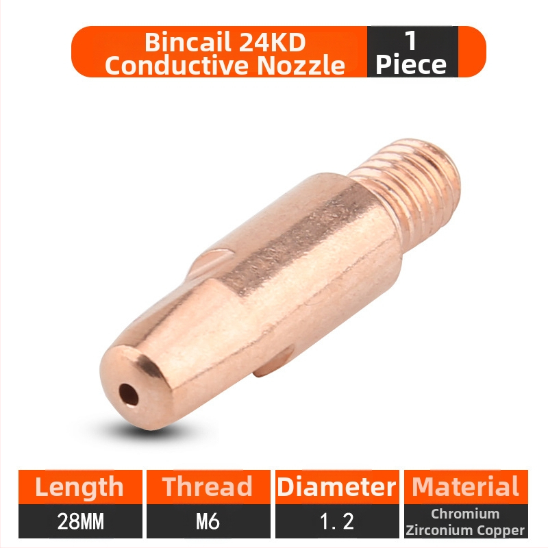 Kontaktná dýza pre Binzel CO2 zváraciu pištoľ – Sheng ruipu, kompatibilné s 15AK/24KD/36KD