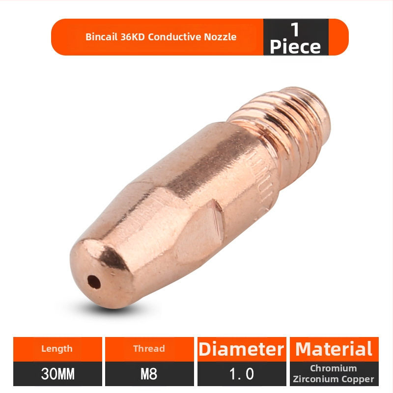 Kontaktná dýza pre Binzel CO2 zváraciu pištoľ – Sheng ruipu, kompatibilné s 15AK/24KD/36KD