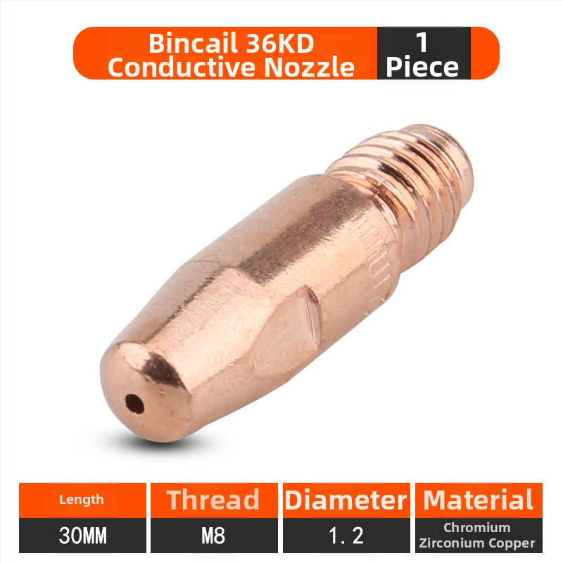 Kontaktná dýza pre Binzel CO2 zváraciu pištoľ – Sheng ruipu, kompatibilné s 15AK/24KD/36KD