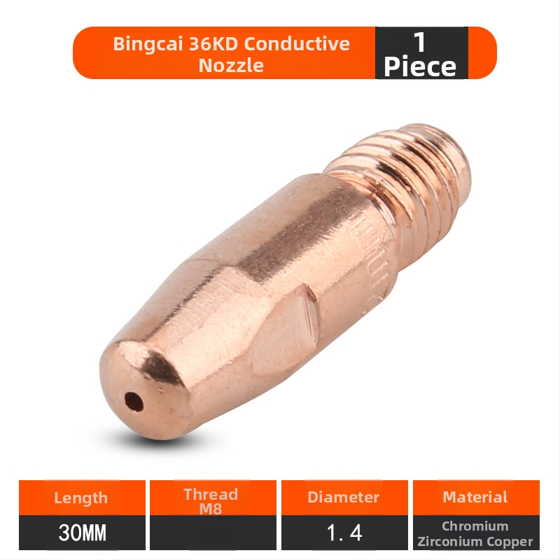 Kontaktná dýza pre Binzel CO2 zváraciu pištoľ – Sheng ruipu, kompatibilné s 15AK/24KD/36KD