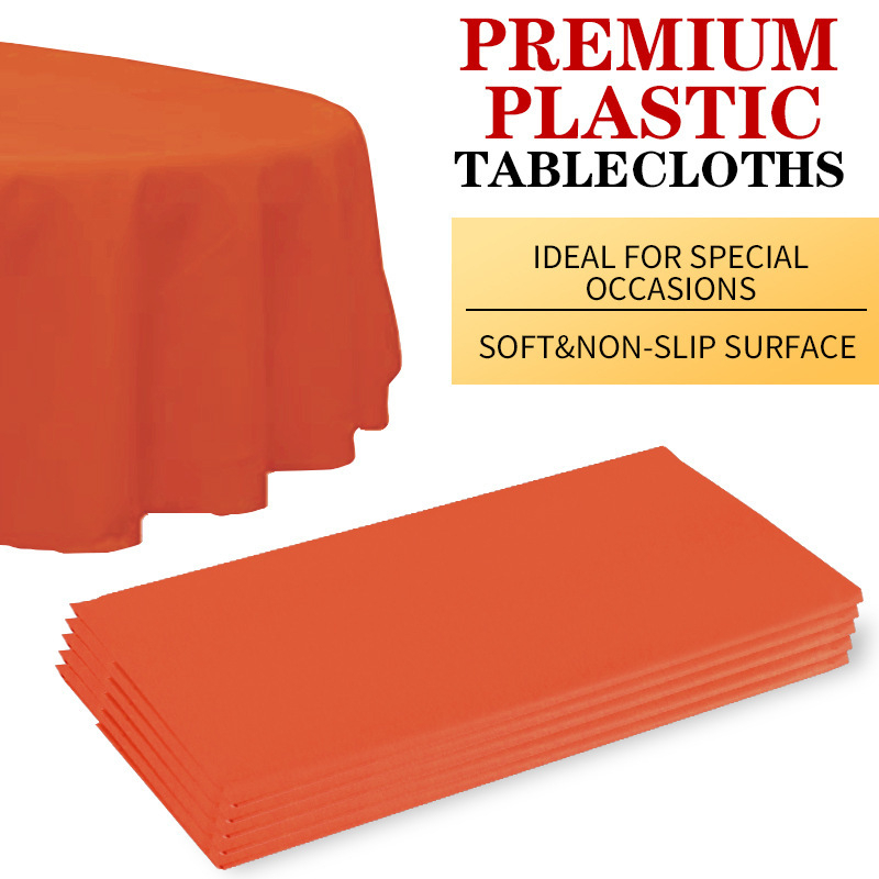 Runxiang PEVA kružni stolnjak, 3-slojna debljina, jedinstven uzorak, prilagodljiva izrada