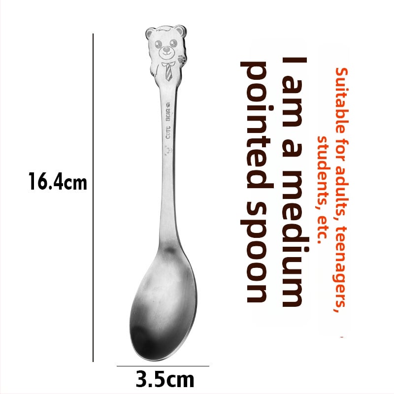 Σετ παιδικών μαχαιροπίρουνων από ανοξείδωτο ατσάλι 304 με σχέδιο κινουμένων σχεδίων και φινίρισμα καθρέφτη