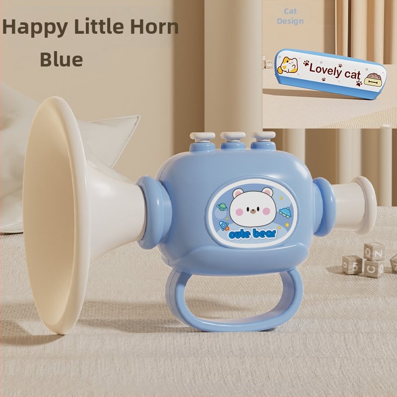 Plastmassist beebide muusikaline mänguasjade komplekt koos vile ja harmoonikaga, 0–3 aastat, mudel 1122