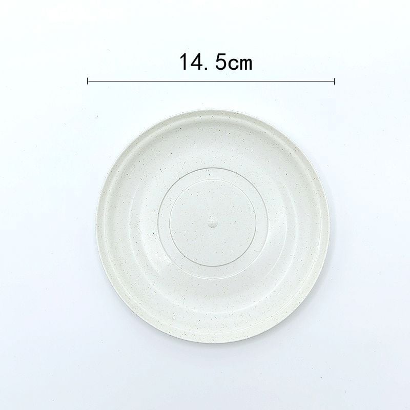 Σετ από μπαμπού οικιακής χρήσης - τροφίμου ποιότητα, ανθεκτικό σε υψηλές θερμοκρασίες, στρογγυλά μπολ, κύπελλα, πιάτα και μαχαιροπίρουνα για φαγητό και κατασκήνωση