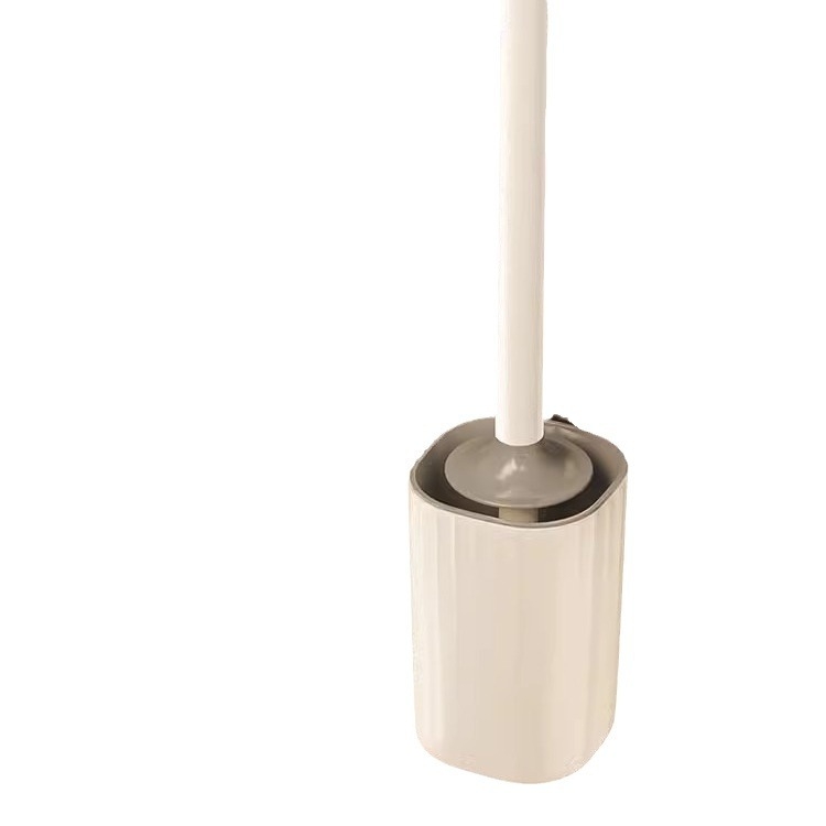 Perie de toaletă cu montaj pe perete, mâner lung, corp din plastic, greutate 0,39 kg, 1 bucată