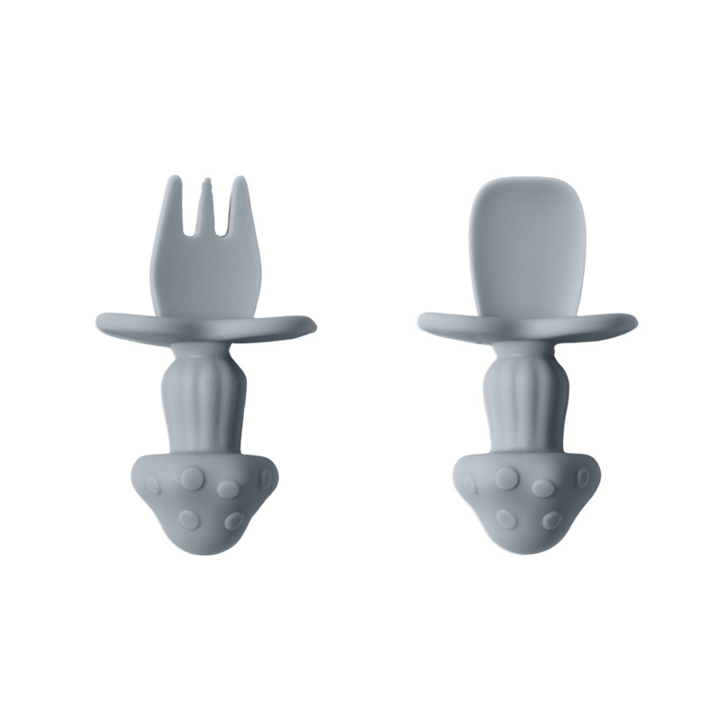 Dječji silikon posuđa set s posudom s usisnom u obliku mačje šape, odvojiv, 1 kom; Materijal: silikon; Dob: nad 3 mjeseca; Kutija za mlijeko s četiri odjeljka; Stil: svjež i sladak