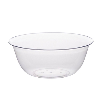 Μίας χρήσης πλαστικό μπολ για επιδόρπιο και σούπα, στρογγυλό σχήμα, 300–400 ml χωρητικότητα, διαφανές, μοντέρνος μινιμαλισμός