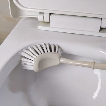 Set perie WC din plastic cu cap curbat, pentru baie – Brand: Unique