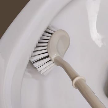 Set perie WC din plastic cu cap curbat, pentru baie – Brand: Unique