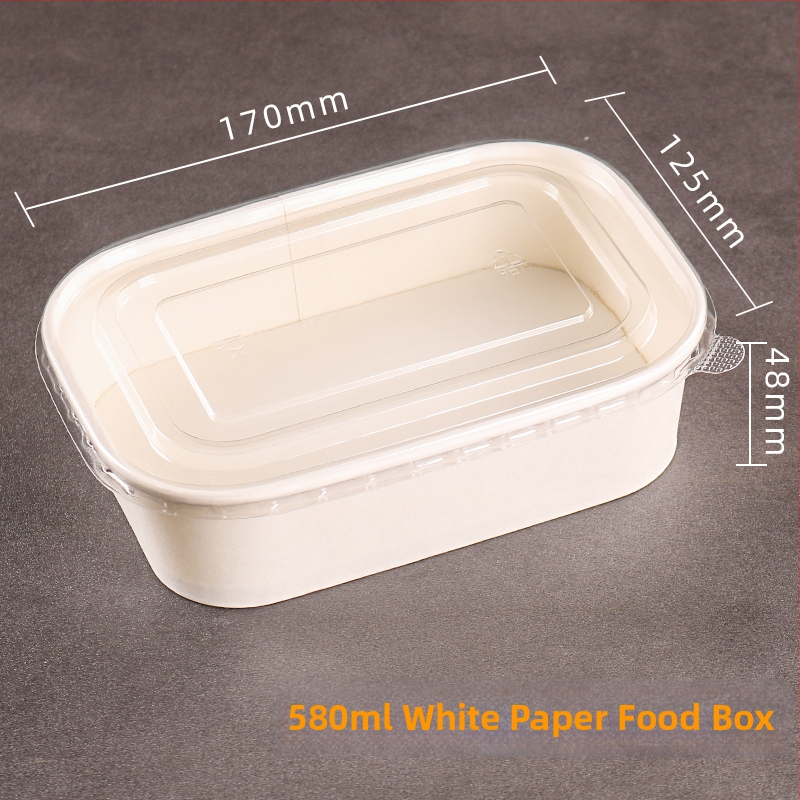 Jednokratna kutija od kraft papira pravokutnog oblika za dostavu hrane — voće, salate, ručak; 3 kg bruto težina; materijal: papir; oblik: pravokutnik; mikrovalna: Ne; razgradivo: Ne