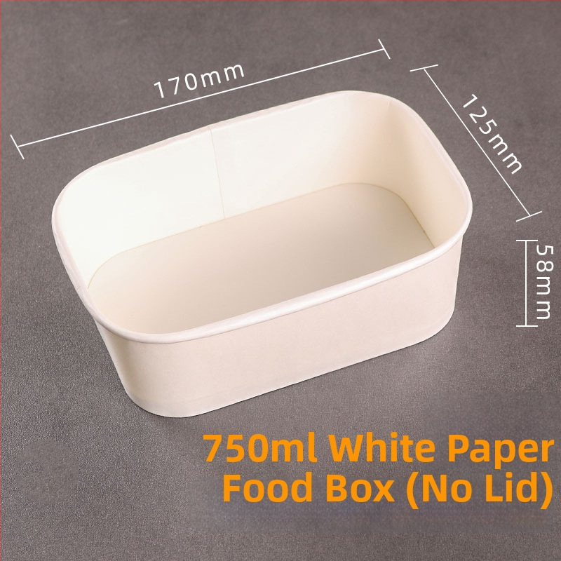 Jednokratna kutija od kraft papira pravokutnog oblika za dostavu hrane — voće, salate, ručak; 3 kg bruto težina; materijal: papir; oblik: pravokutnik; mikrovalna: Ne; razgradivo: Ne