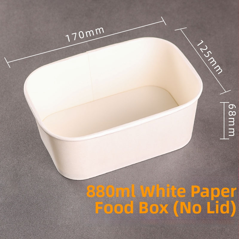 Jednokratna kutija od kraft papira pravokutnog oblika za dostavu hrane — voće, salate, ručak; 3 kg bruto težina; materijal: papir; oblik: pravokutnik; mikrovalna: Ne; razgradivo: Ne