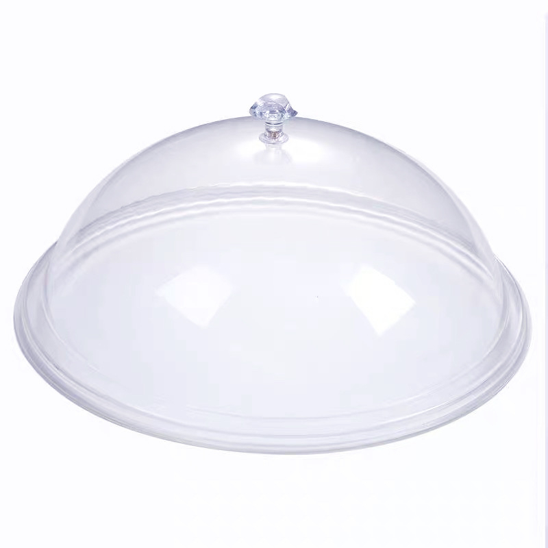 Кръгъл пластмасов капак за храна, прост стил, модел Cy