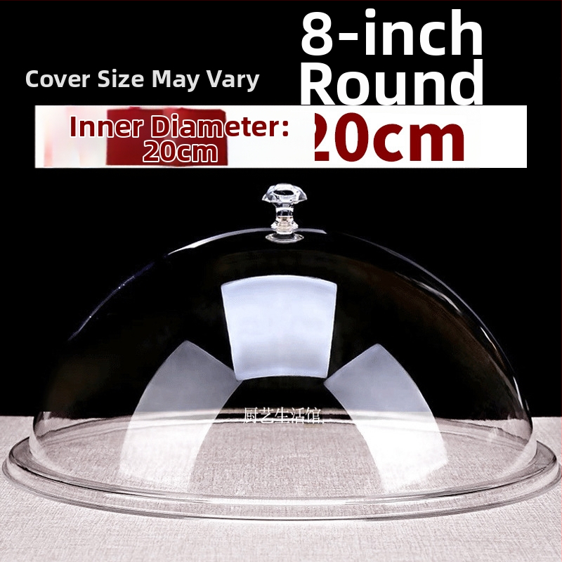 Okrúhly plastový kryt na potraviny, jednoduchý štýl, Kód Cy