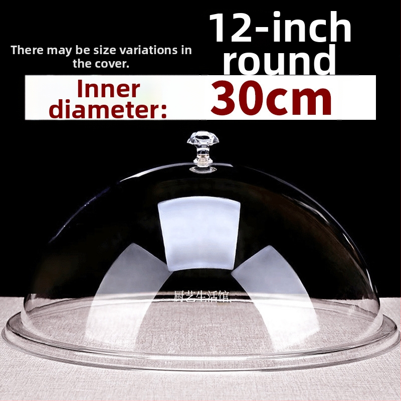 Okrúhly plastový kryt na potraviny, jednoduchý štýl, Kód Cy