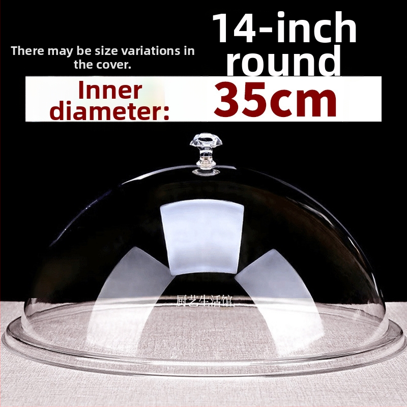 Okrúhly plastový kryt na potraviny, jednoduchý štýl, Kód Cy