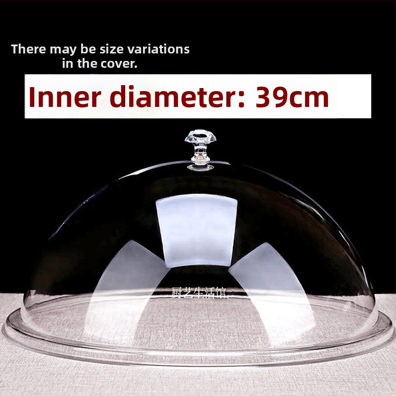 Okrúhly plastový kryt na potraviny, jednoduchý štýl, Kód Cy