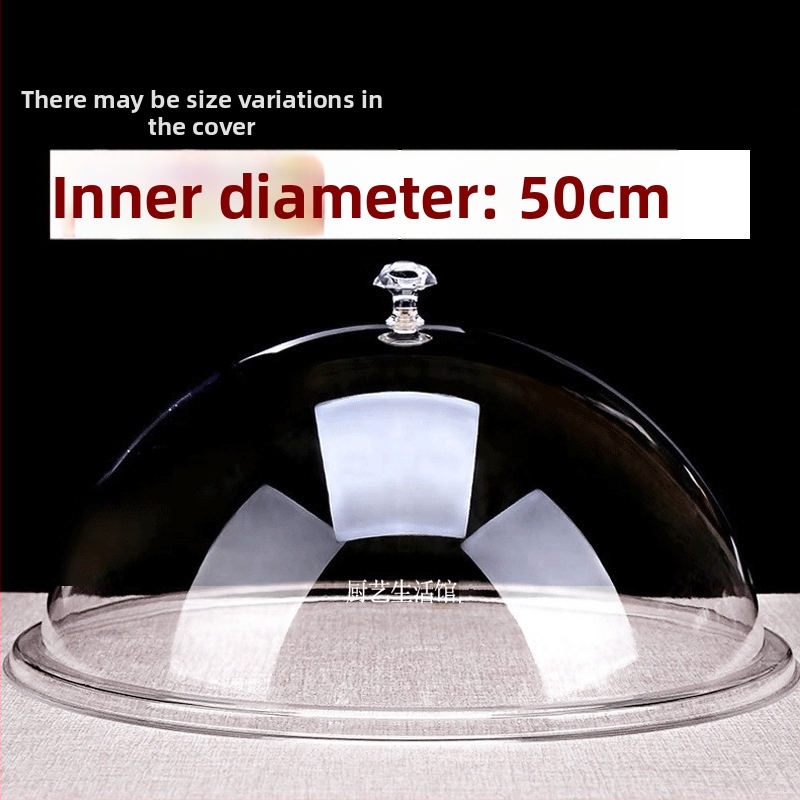 Okrúhly plastový kryt na potraviny, jednoduchý štýl, Kód Cy